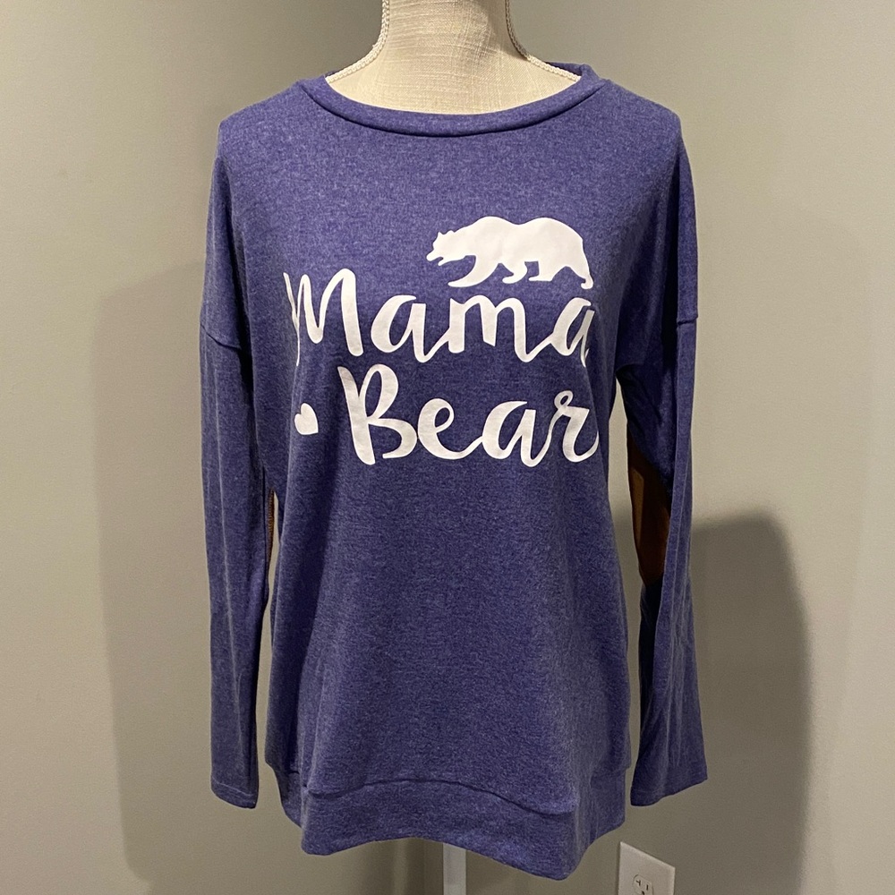 Mama Bear Long Sleeve Shirt Size: S